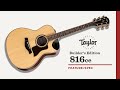 Taylor | Builder\'s Edition 816ce | Feature/Spec
