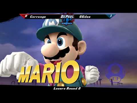 Smashfest #19 SSB4 Losers Bracket - Corrange (Corrin) vs GGdoe (Mario)
