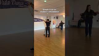 Routine variation to finish a #showdance 😉#dance #dancelessons #danceteacher #ballroom #dancetricks