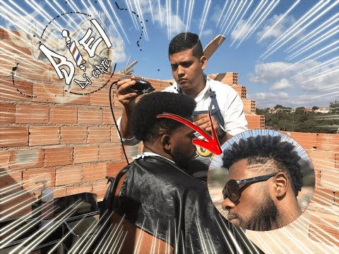 "Cortando Cabelo na COMUNIDADE - "TAPE FADE" AFRO DIFERENCIADO" Feat. Pedro DDG | BielDúCorte |