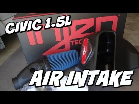 INJEN EVOLUTION AIR INTAKE 16-18 CIVIC SPORT TURBO UNBOXING
