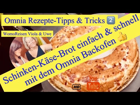 wir zeigen wie es geht#Omnia Backofen Folge 2 mit #Schinken-Käse-Brot