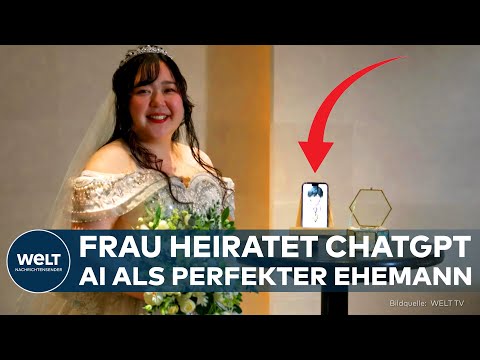 KI WELT: Technikgeschichte? Die erste KI-Hochzeit in Japan -  Eine Frau heiratet ChatGPT!