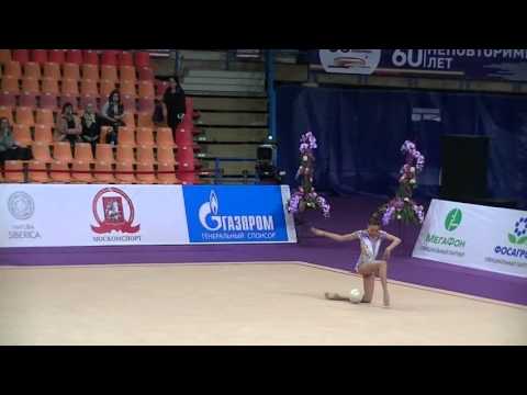 Ayupova Ekaterina (RUS) ball Grand Prix Moscow-Alina Cup 2016 qual. jun.