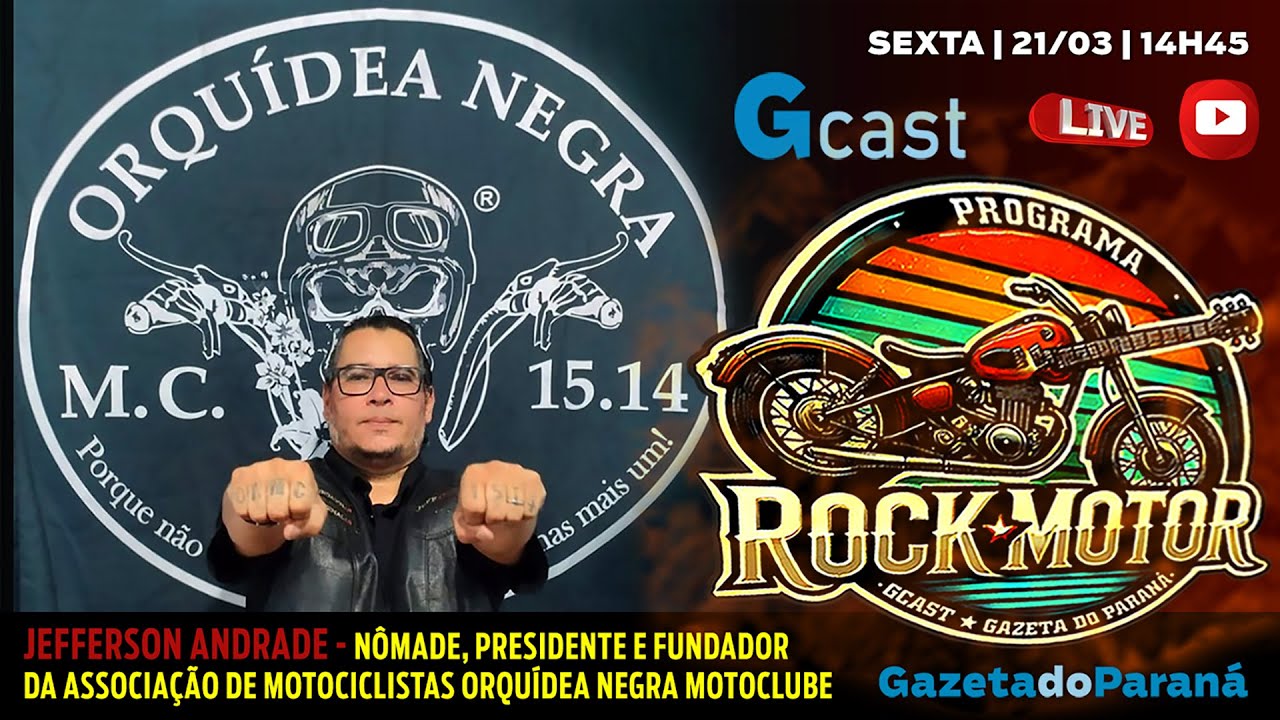 ROCK MOTOR #26 – ALEXANDRE BAREA RECEBE JEFFERSON  ANDRADE, PRES. ORQUÍDEA NEGRA MC