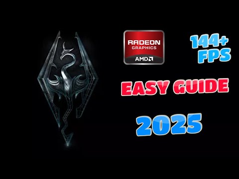 Skyrim AMD FPS UNCAP 144+ EASY Tutorial