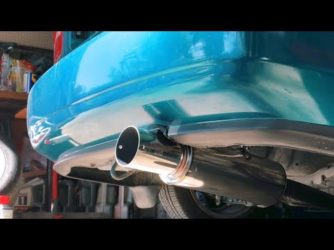 HKS High Power Catback exhaust 1995 Honda Civic EX SOHC UEL HEADER