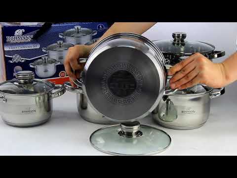 Набор посуды Bohmann BH-1275 N - 12 пр - MegaLavka - фото 2 - id-p1337168550