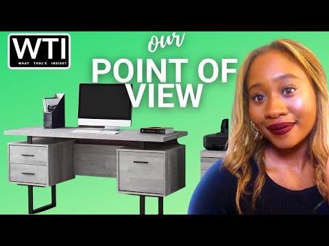 Monarch Computer Desk with Drawers - WTI product video review