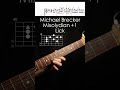 Michael Brecker Mixolydian Scale 1 Lick