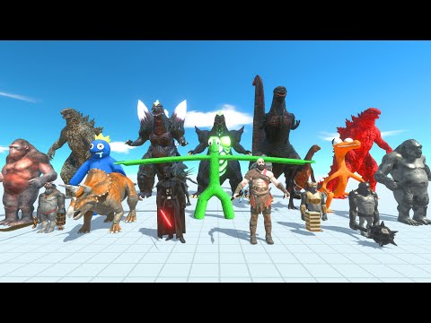 Kratos And Darth Vader Death Run - Animal Revolt Battle Simulator