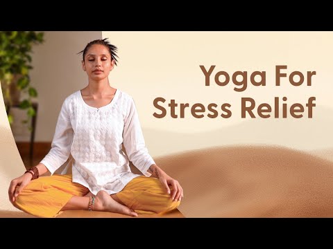 STRESS घटाने के लिए योग | Yoga for Stress Relief | 40-minute class @satvicyoga