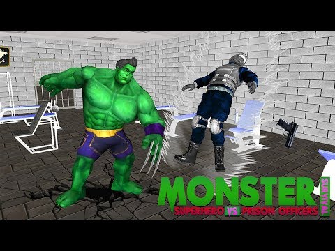 Monster Superhero vs Prison Officers Survival
