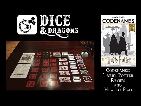 Dice and Dragons - Codenames: Harry Potter Review and How to Play