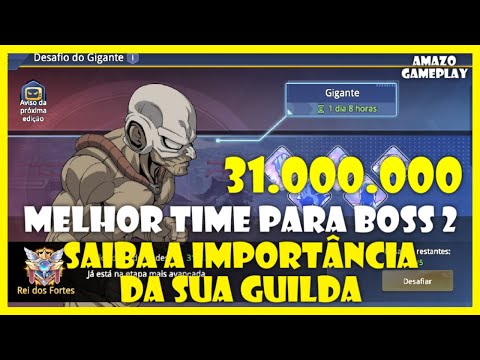 DESAFIO DE GIGANTE COMO DÁ MUITO DANO + MELHOR TIME PARA BOSS GIGANTE ONE PUNCH MAN ROAD TO HERO 2.0