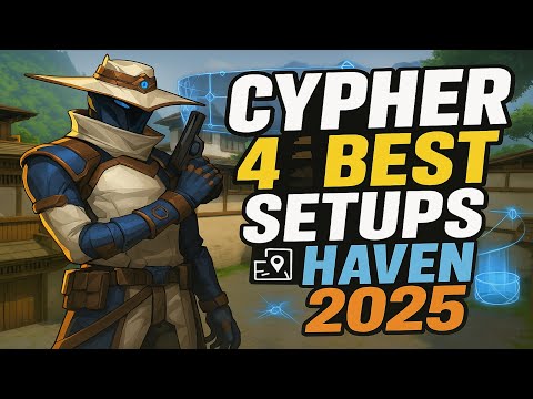 Cypher 4 Best Setups on HAVEN 2025 - VALORANT GUIDE