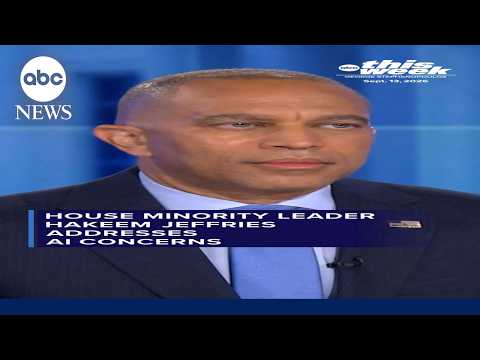House Minority Leader Jeffries responds to calls for Congress to address AI