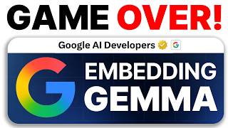 NEW Google EmbeddingGemma is INSANE (FREE)! 🤯