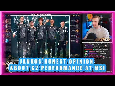 Jankos Opinion About G2 Performance At MSI