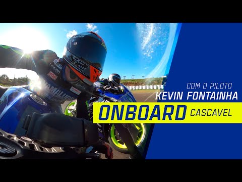 Onboard Kevin Fontainha de YZF-R3 no autódromo de Cascavel | Yamalube R3 bLU cRU América Latina