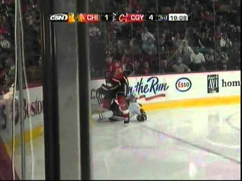 Robyn Regehr crushes Viktor Stalberg