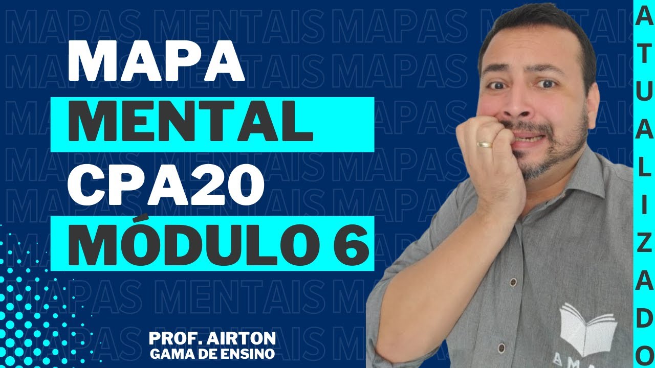 CPA20 MÓDULO 6 | MAPA MENTAL | RESUMO