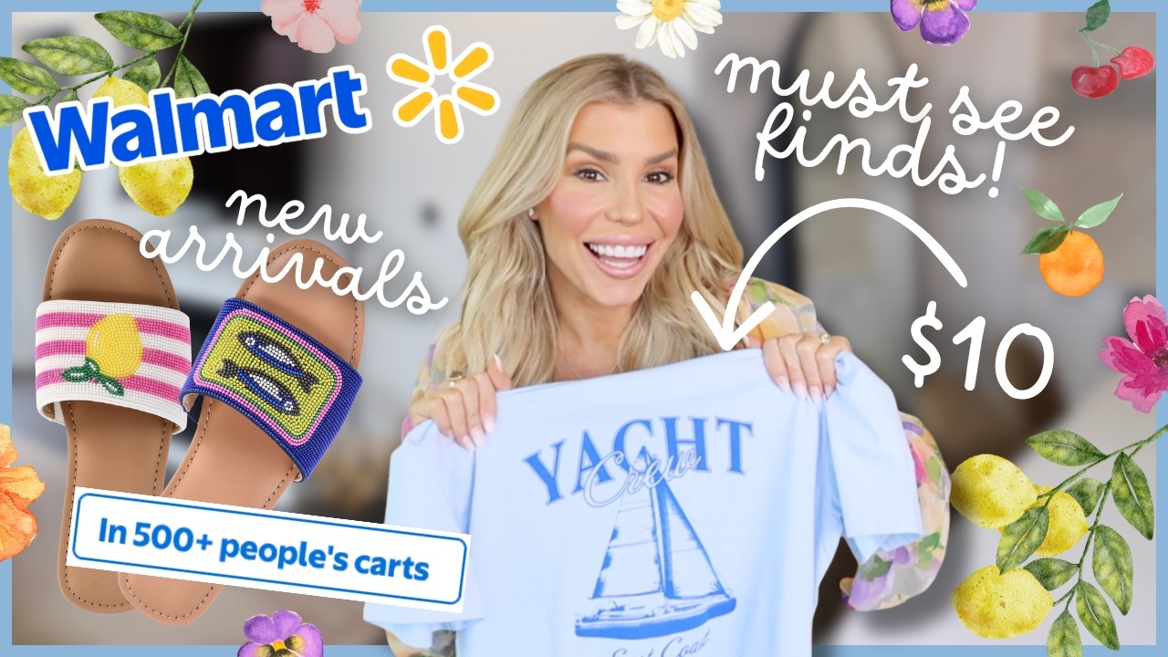25 NEW Walmart Fashion Finds | Spring & Summer Try-On Haul 🌼