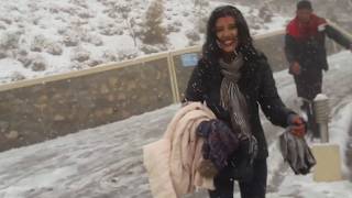 preview picture of video 'Snowfall at Chandragiri Hill, Nepal'