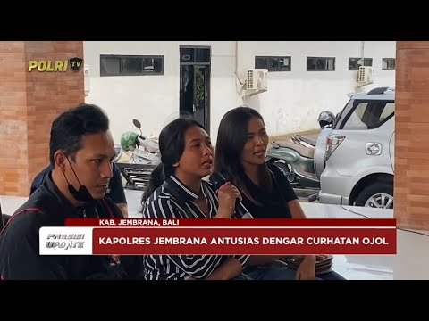 PRESISI UPDATE: KAPOLRES JEMBRANA GELAR JUMAT CURHAT BERSAMA OJOL DAN OJEK PANGKALAN 23/05/25 18.00