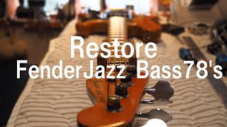 Video thumbnail for Fender Jazz Bass '78 Restoration by Andy bass & guitar