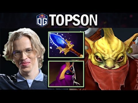 OG.TOPSON SHAPING THE META WITH MID BOUNTY HUNTER - DOTA 2 7.24 GAMEPLAY