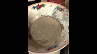 Pork patties, french toast, scrambled eggs