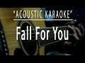 Fall for you - Acoustic karaoke (Secondhand Serenade)