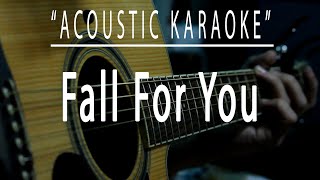 Fall for you - Acoustic karaoke (Secondhand Serenade)