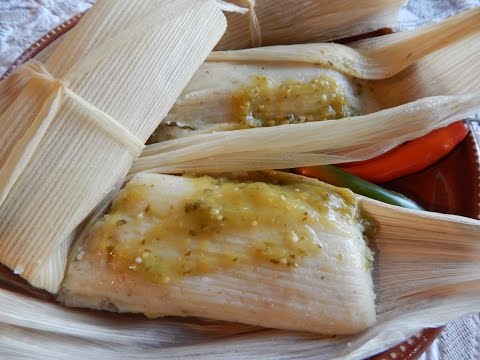 Tamale Recipe. Handmade Mexican Tamales Verdes