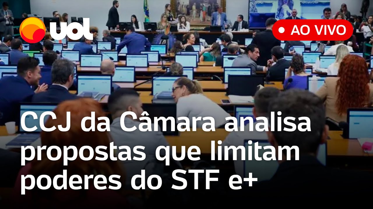 CCJ da Câmara analisa propostas que limitam os poderes do STF e mais pautas; assista ao vivo