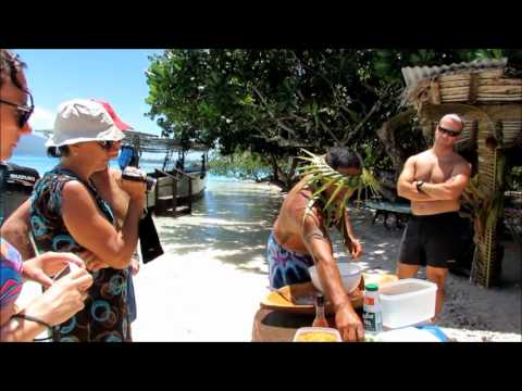 Huahine : Recette du poisson cru au lait de coco