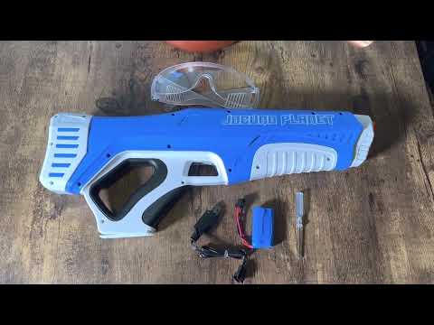 Electric Water Gun with Automatic Water Absorption Review, Stellar Product!