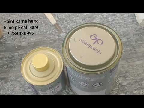 Asian paints 2 pack epoxy primer  grey kaise use kare & iron grill sanding