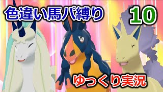 【ポケモンソード】色違い馬パ縛り【ゆっくり実況】10