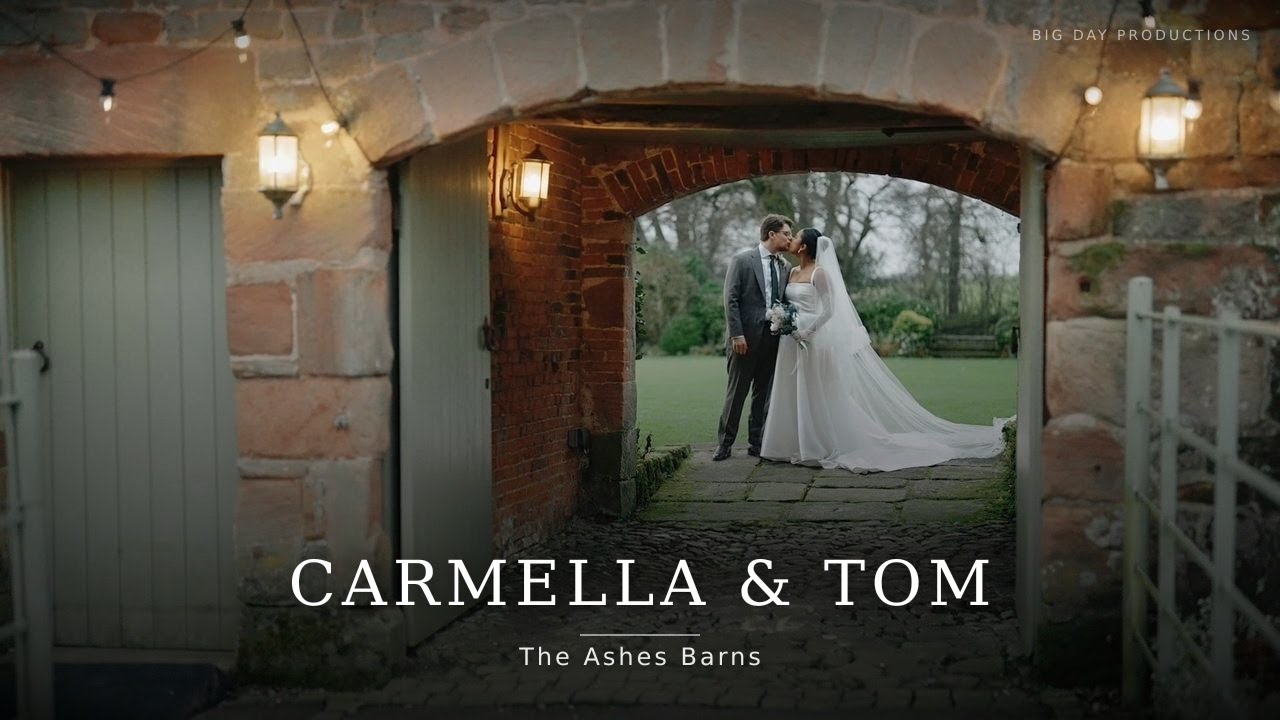 The Ashes Barns wedding photography and film