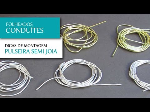 Novos tamanhos de Conduítes para montagem de Semijoias - Pedra Mística
