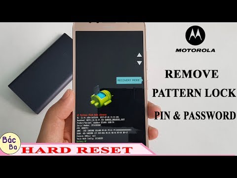 HARD RESET MOTOROLA G5S PLUS REMOVE LOCK  PATTERN, PIN , PASSWORD & FINGERPRINT