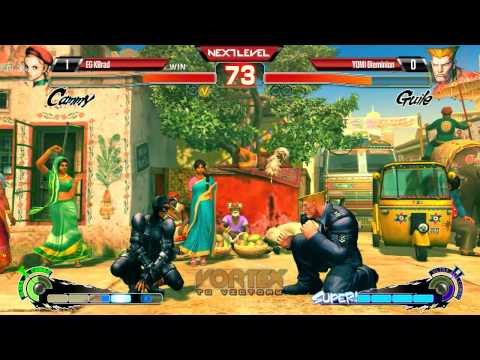 USF4 @ Vortex to Victory - EG KBrad (Cammy) vs YOMI Dieminion (Guile) [720p/60fps]