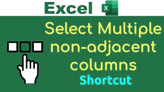 Select Multiple Non Adjacent Cells in Excel (without mouse)