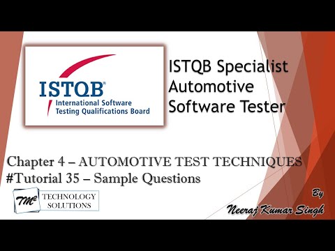 ISTQB Automotive Tester Introduction ISTQB Tutorials