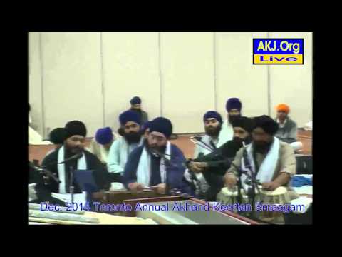 092 Toronto Dec. 2014 Smaagam - Raensabaayee Keertan - Bh. Bhagatjot Singh Jee