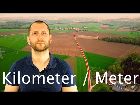 Lengths in elementary school, part 4: Kilometers and meters - learning is fun