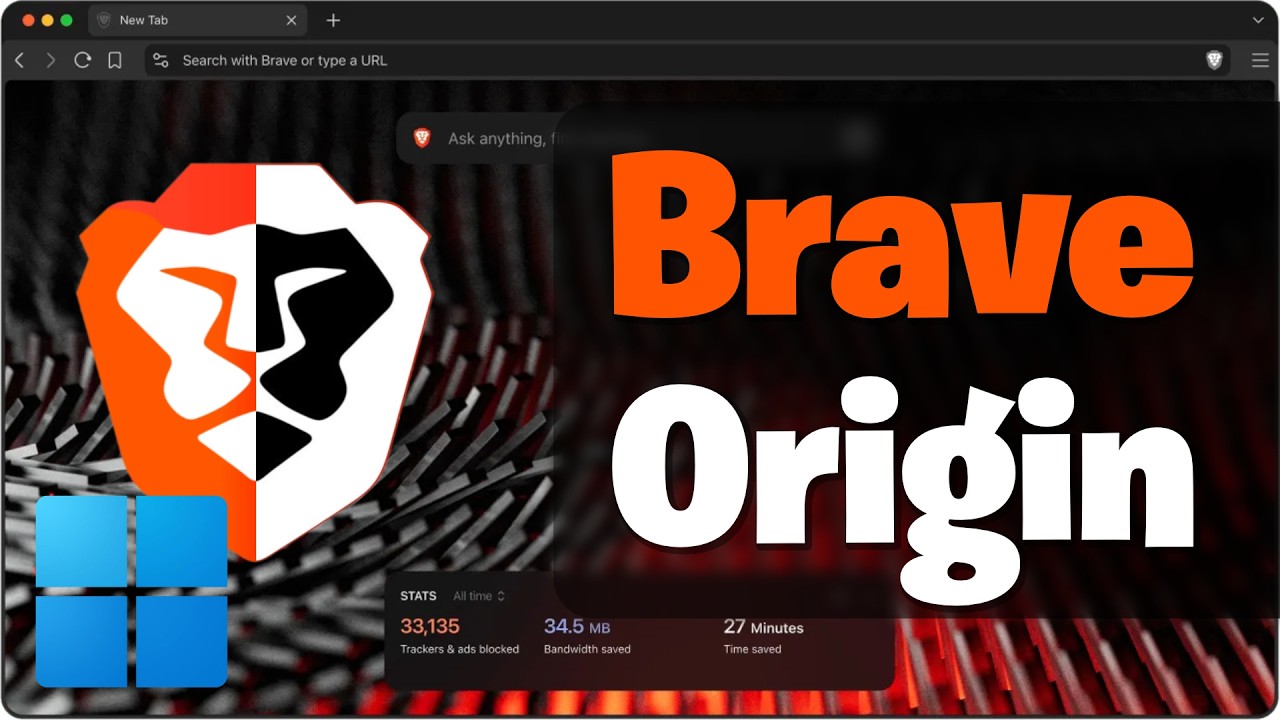 Probé el Nuevo Brave Origin y Esto Fue lo que Encontré #xdoofy92 #bravebrowser