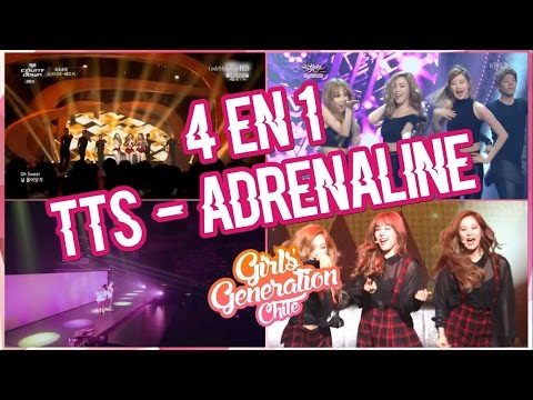 Girls' Generation TTS "Adrenaline" - 4 en 1 - Mejores presentaciones.